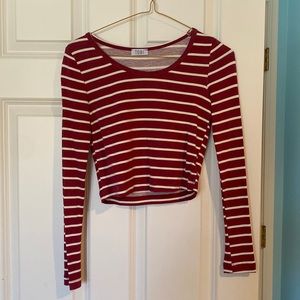 Striped Crop Top